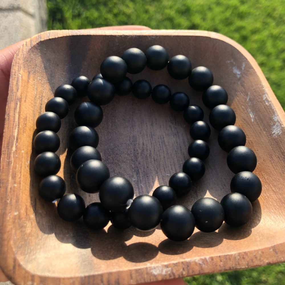 100% Black Onyx Bracelet